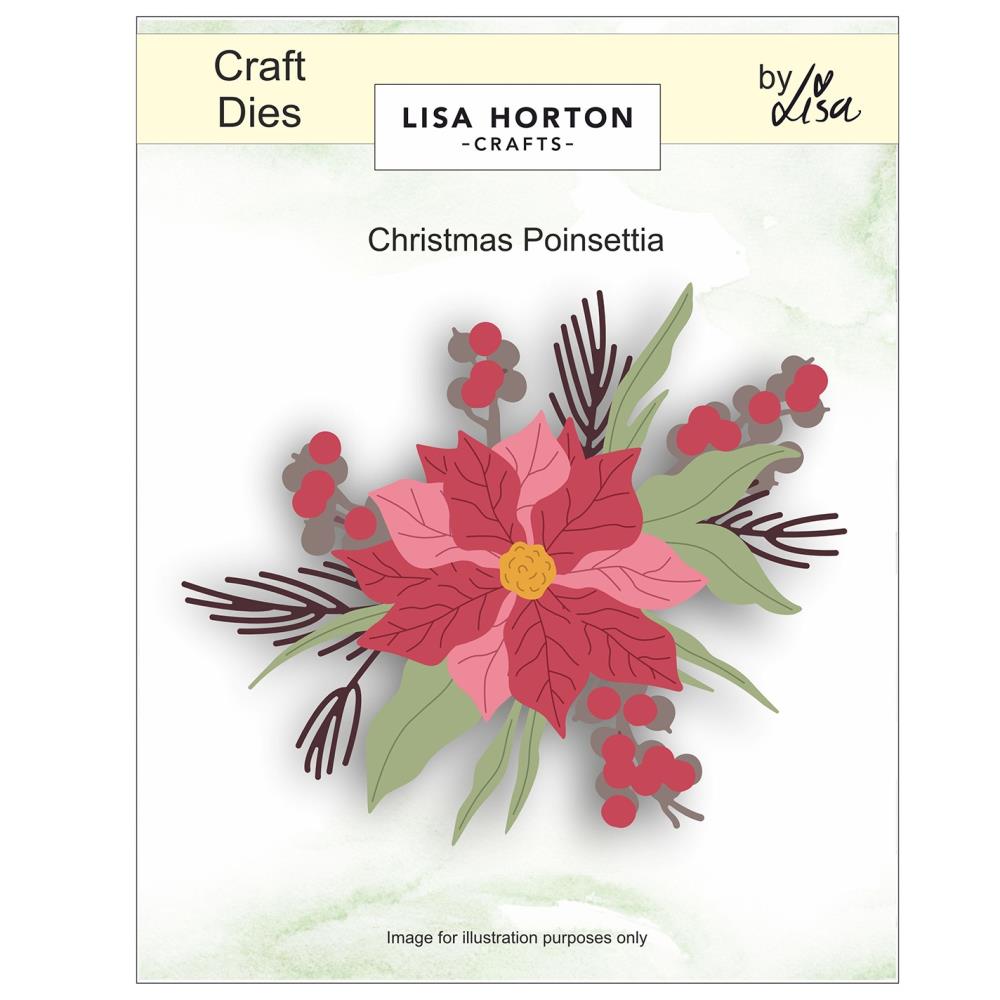 Lisa Horton Crafts Christmas Poinsettia Die Set lhccd350