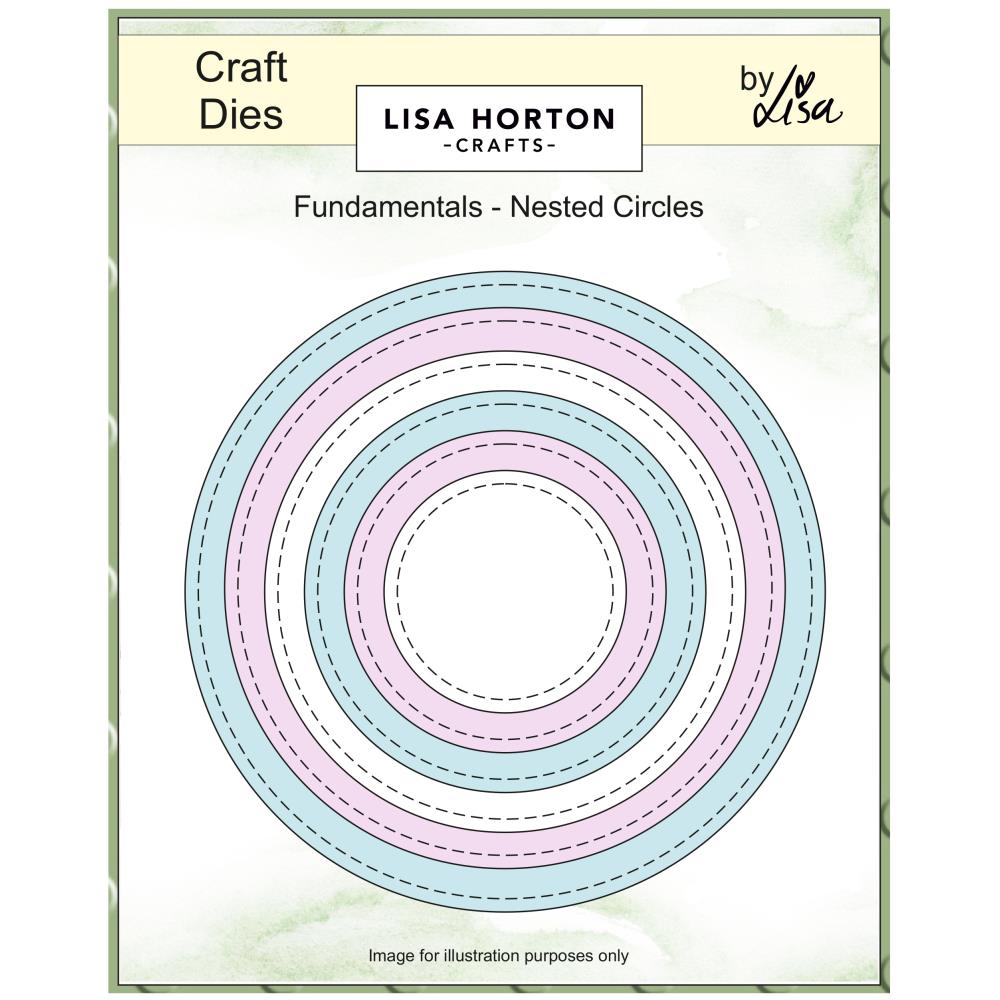Lisa Horton Crafts Circles Fundamentals Nested Die Set lhccd305