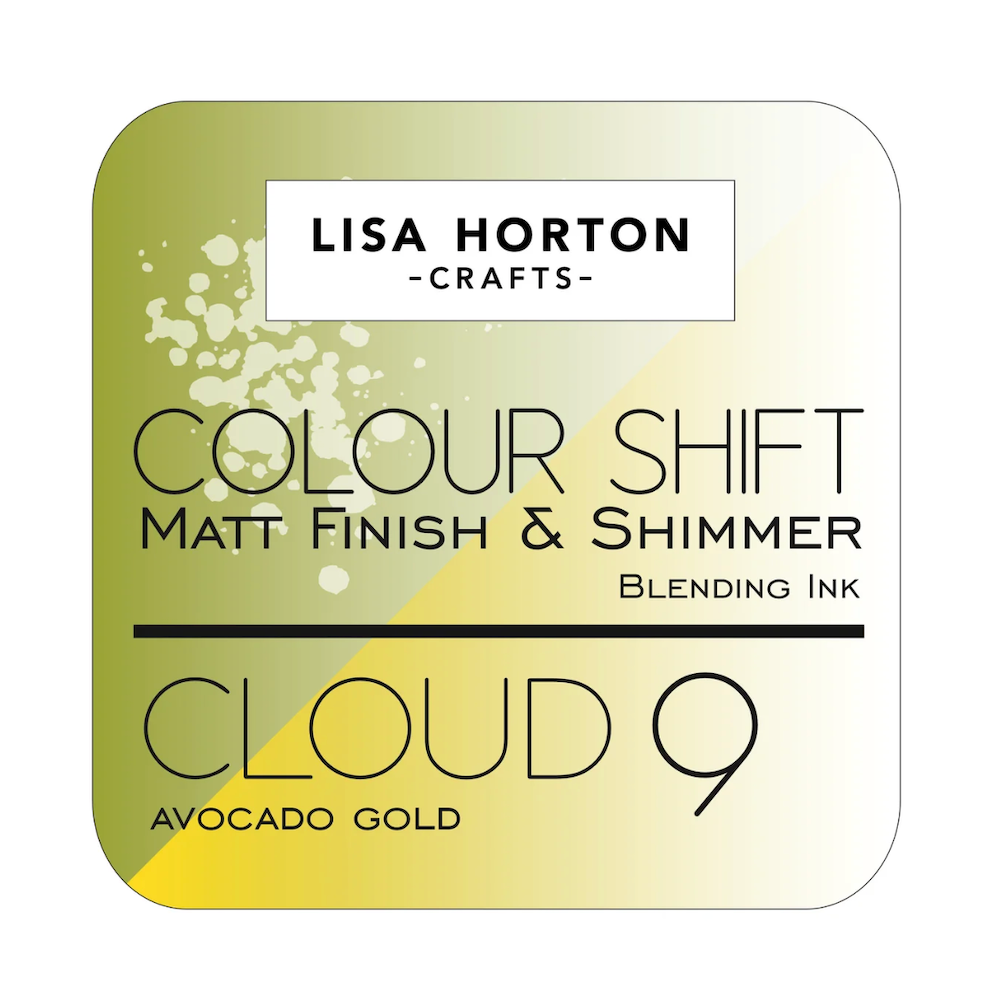Lisa Horton Crafts Cloud 9 Avocado Gold Matt Blending Color Shift Ink Pad lhcip202