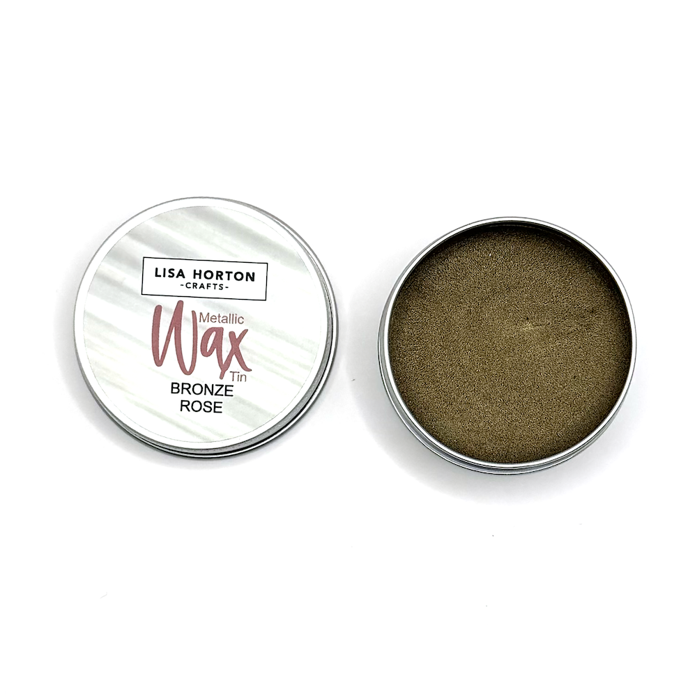 Lisa Horton Crafts Cloud 9 Bronze Rose Metallic Wax lhcip186 tin