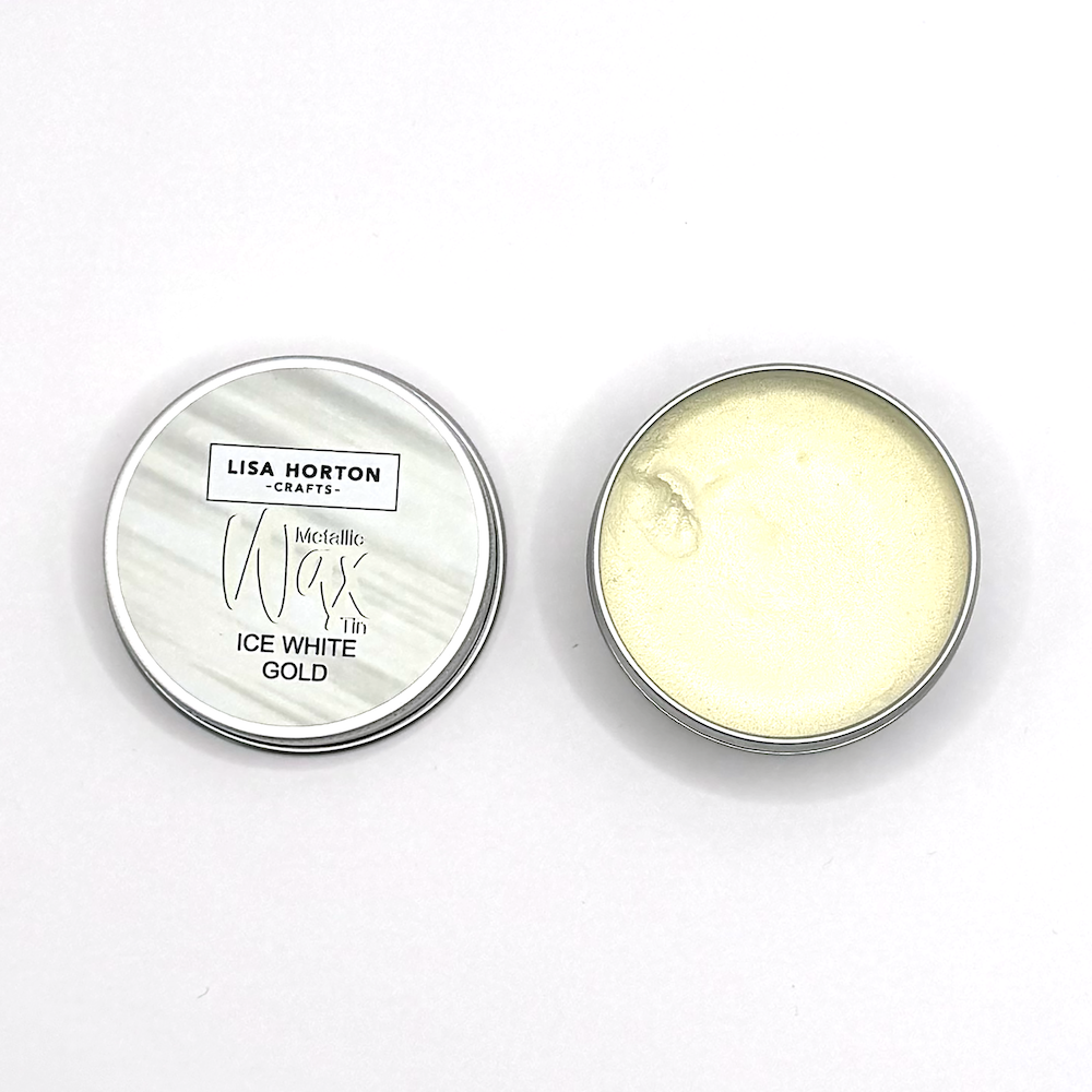 Lisa Horton Crafts Cloud 9 Ice White Gold Metallic Wax lhcip187 product