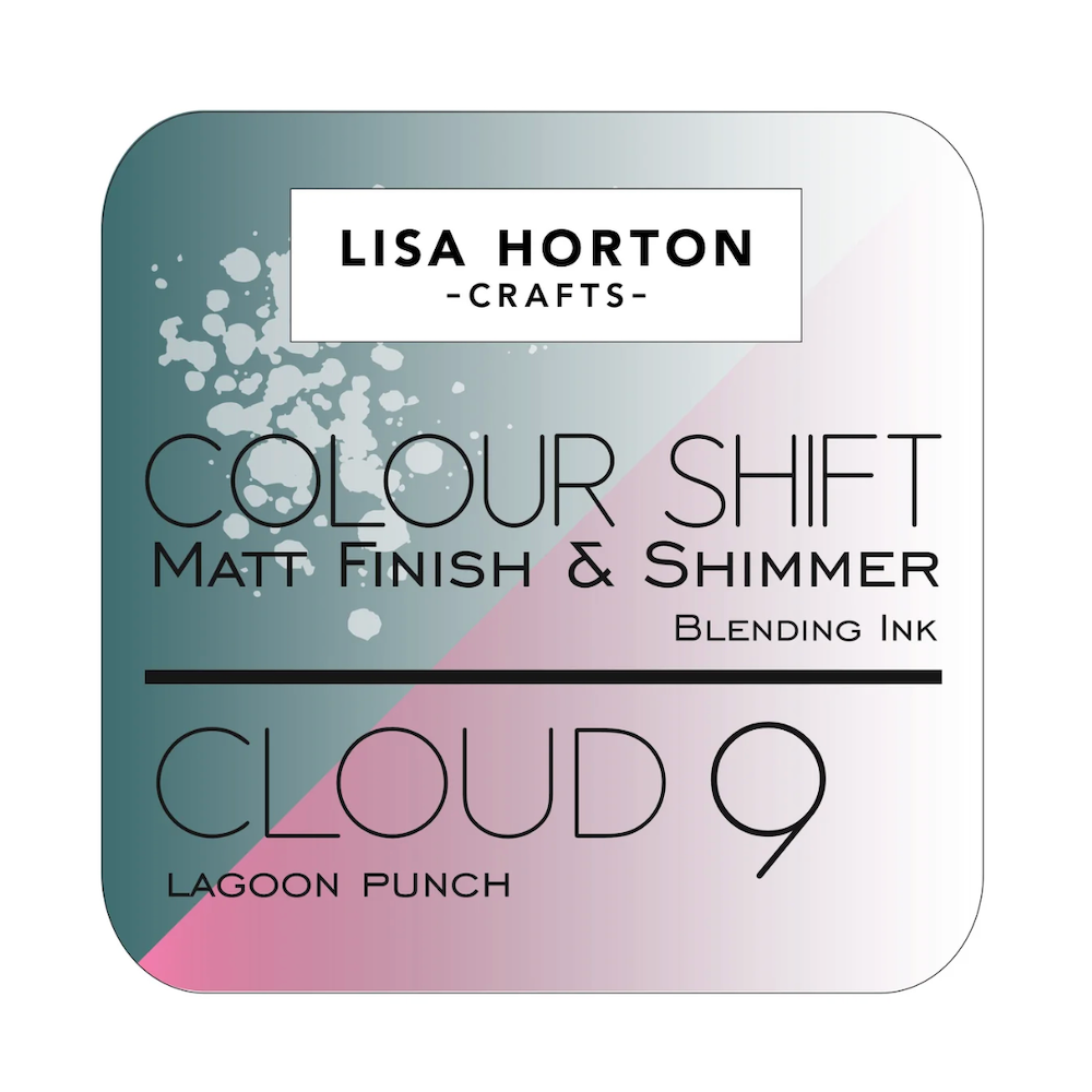 Lisa Horton Crafts Cloud 9 Lagoon Punch Matt Blending Color Shift Ink Pad lhcip198