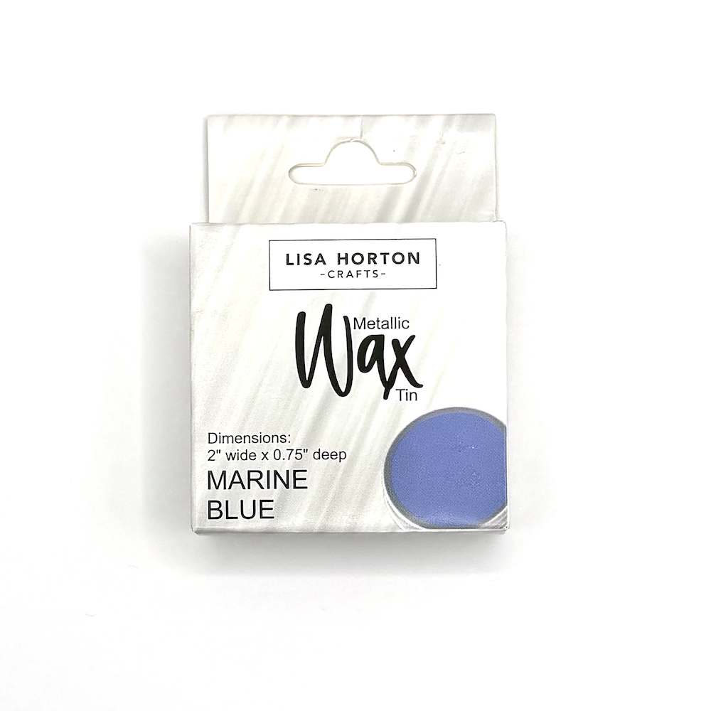 Lisa Horton Crafts Cloud 9 Marine Blue Metallic Wax lhcip192 package