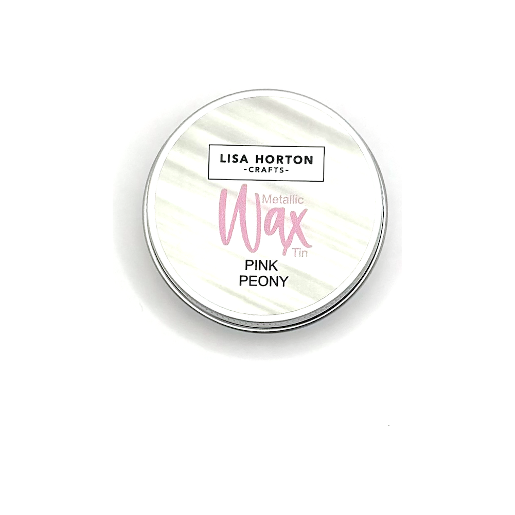 Lisa Horton Crafts Cloud 9 Pink Peony Metallic Wax lhcip191 tin
