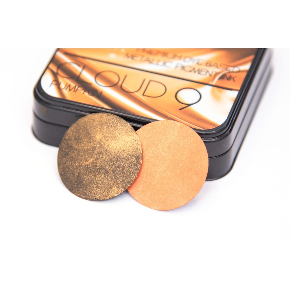 Lisa Horton Crafts Cloud 9 Pumpkin Metallic Ink Pad lhcip220 sample