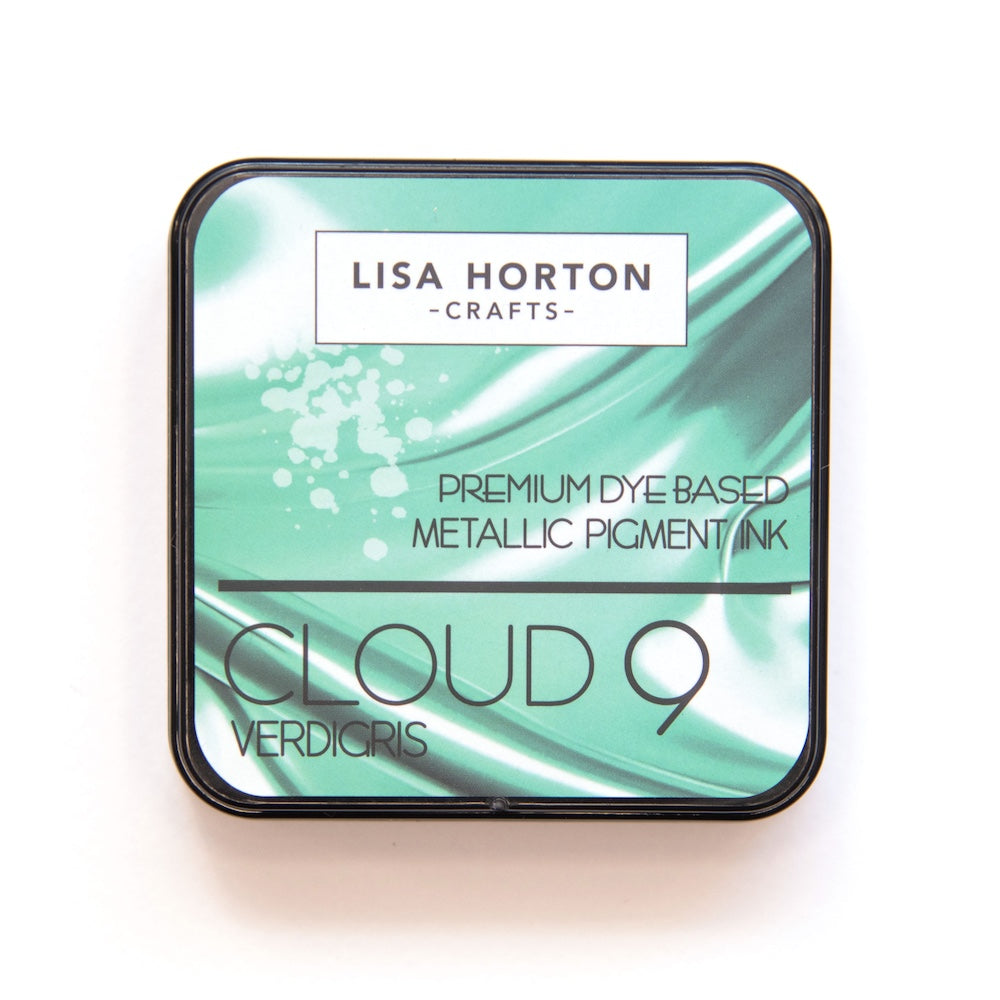 Lisa Horton Crafts Cloud 9 Verdigris Metallic Ink Pad lhcip221