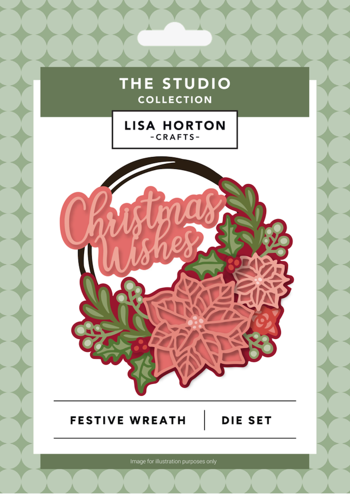 Lisa Horton Crafts Festive Wreath Die Set lhccd363