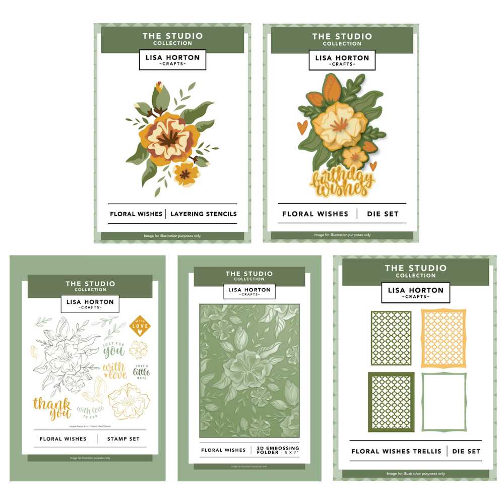 Lisa Horton Crafts Floral Wishes Bundle