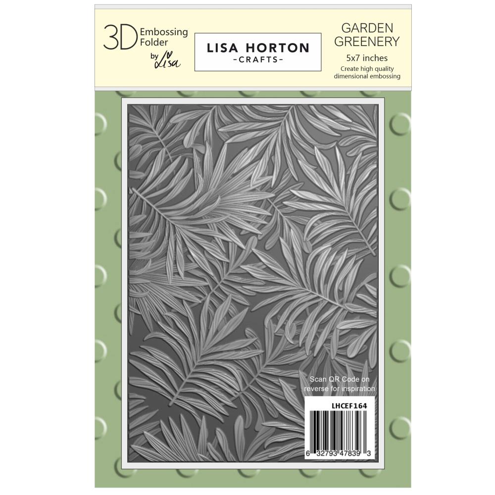 Lisa Horton Crafts Garden Greenery Embossing Folder lhcef164