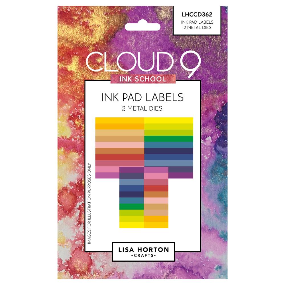 Lisa Horton Crafts Ink Pad Labels Die Set lhccd362