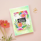 Lisa Horton Crafts Perfect Posie Clear Stamp Set lhccs104 hello there