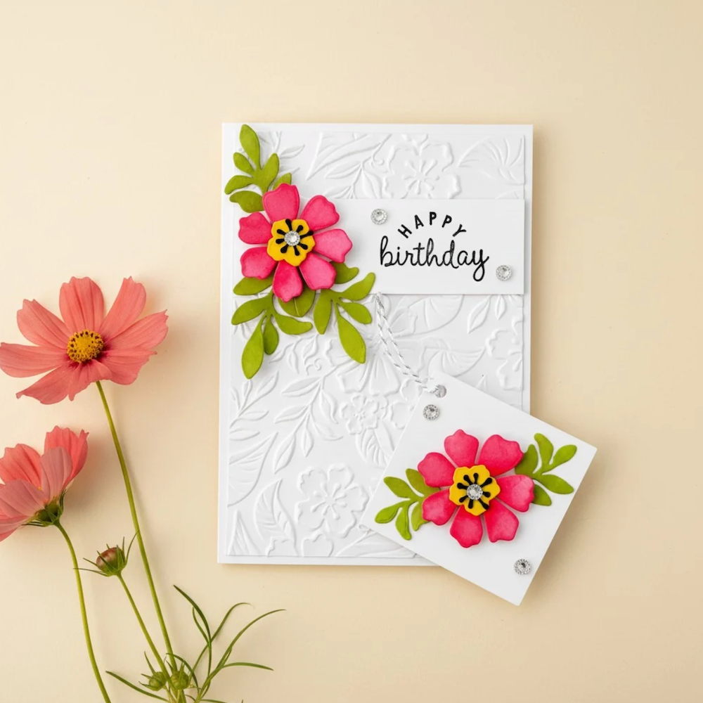 Lisa Horton Crafts Perfect Posie Layering Stencil Set lhcas243 happy birthday