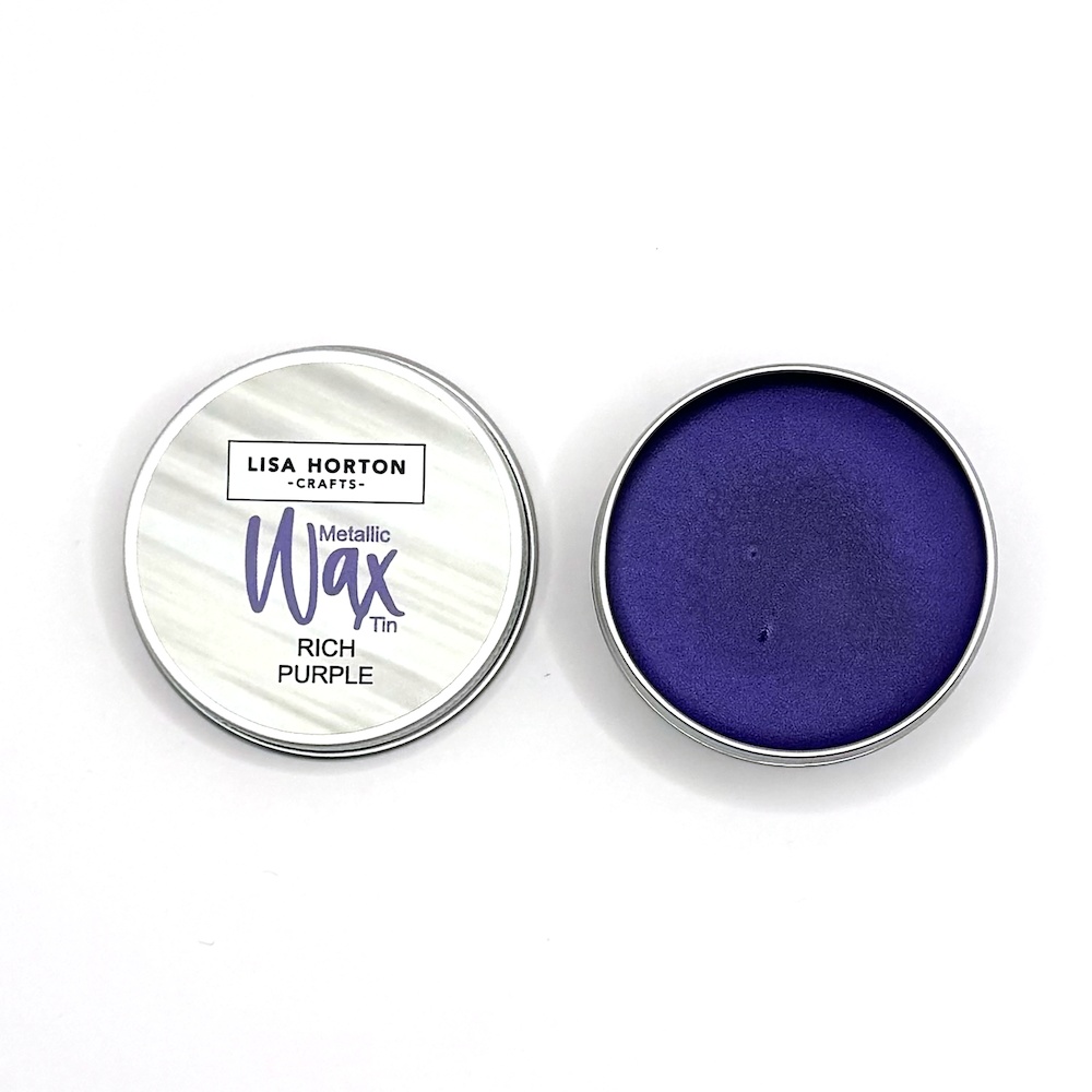 Lisa Horton Crafts Rich Purple Metallic Wax lhcip190 product