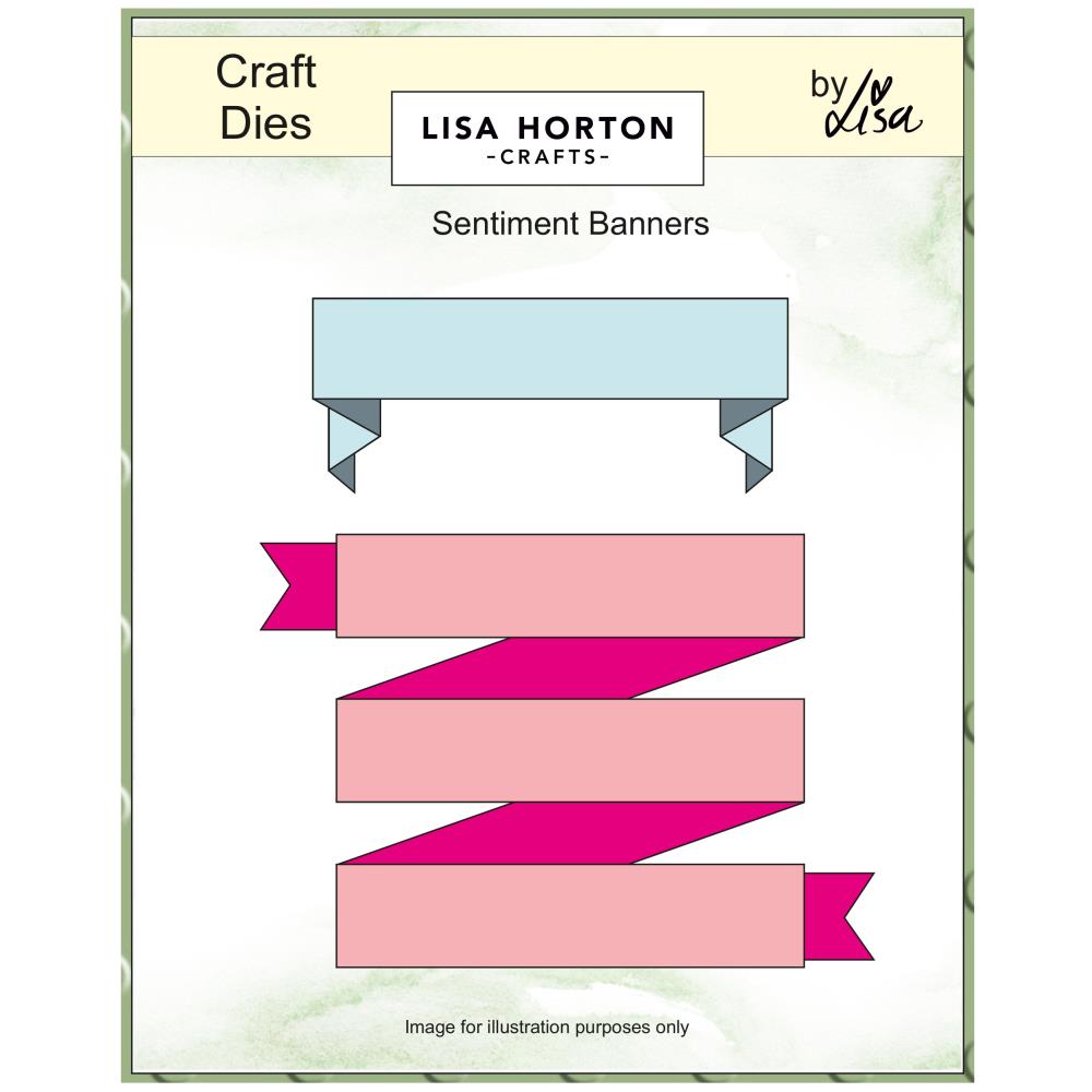 Lisa Horton Crafts Sentiment Banners Die Set lhccd312