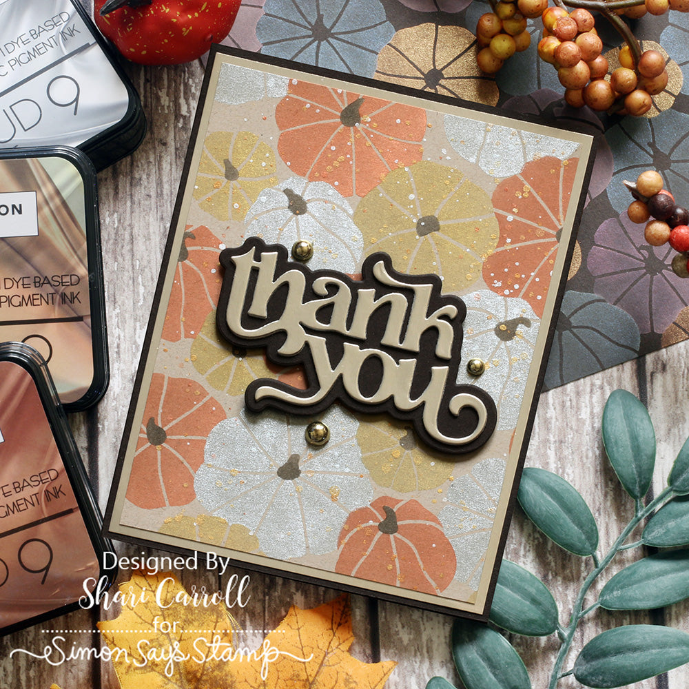 Lisa Horton Crafts Silver Gold and Copper Metallic Set of 3 Limited Edition Ink Pads lhcip179 thank you