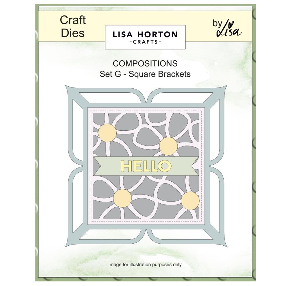 Lisa Horton Crafts Square Brackets Die Set lhccd346