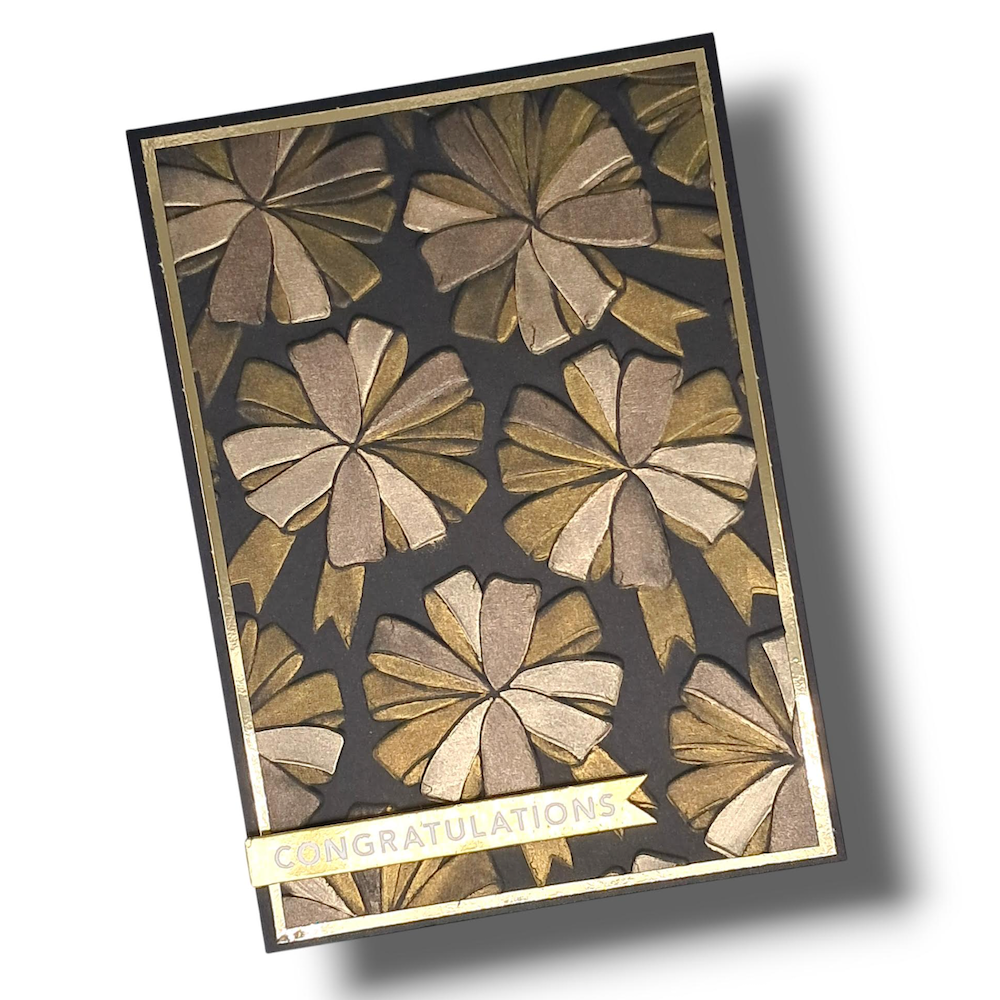 Lisa Horton Crafts Wrapping Up Stencil Set lhcas229 congratulations