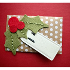Simon Says Stamp Stitching Holly and Berries Wafer Dies s1101 DieCember Holiday Gift Card Holder | color-code:ALT05