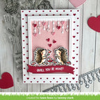 Lawn Fawn Little Heart Strings Border Dies lf3317 Quill You Be Mine
