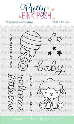 Pretty Pink Posh LITTLE ONE Clear Stamps