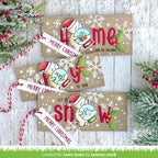 Lawn Fawn Little Snow Globe: Bear Clear Stamps lf3274 Tags