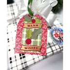 CZ Design Little Winter Banners Wafer Dies czd285 DieCember Holiday Tag