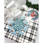 CZ Design Little Winter Banners Wafer Dies czd285 DieCember Winter Tag