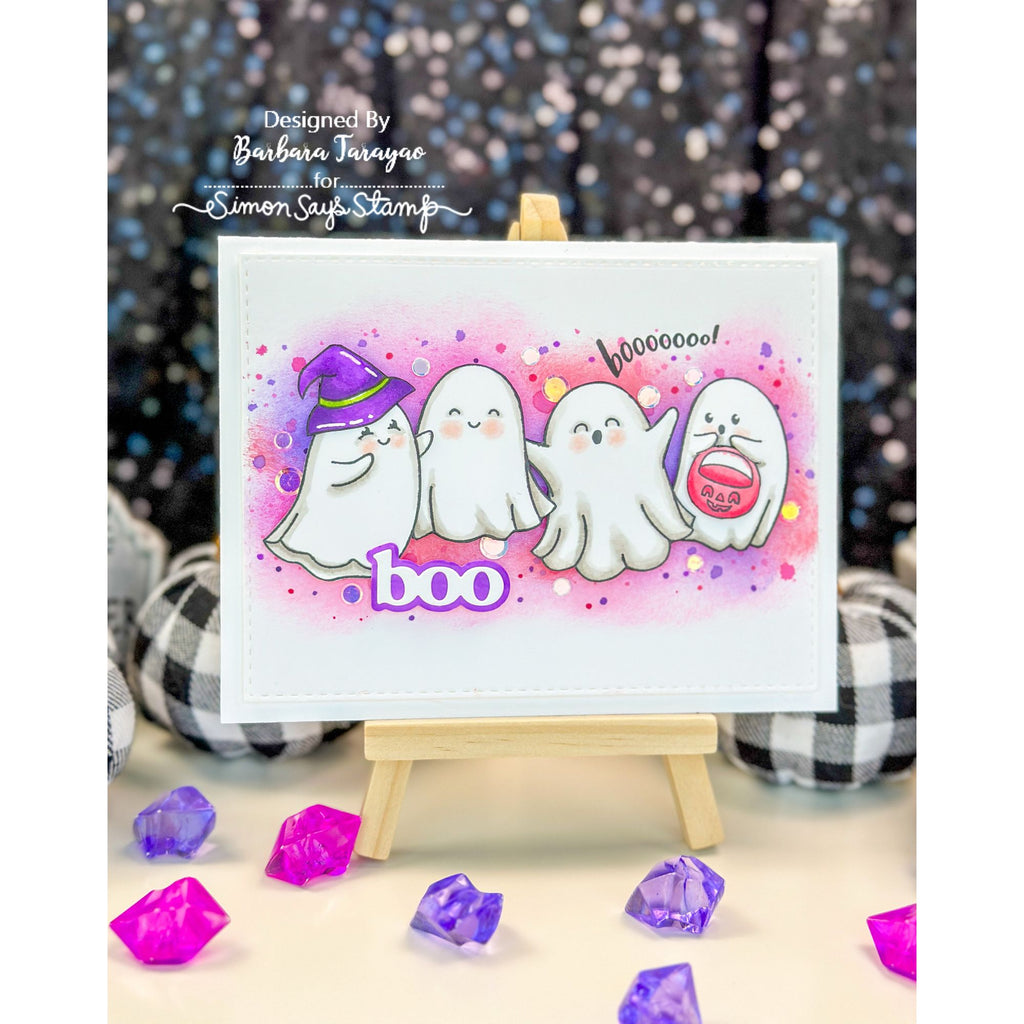 Simon Says Stamp Little Boo Wafer Dies s1073 STAMPtember Halloween Card  | color-code:ALT01