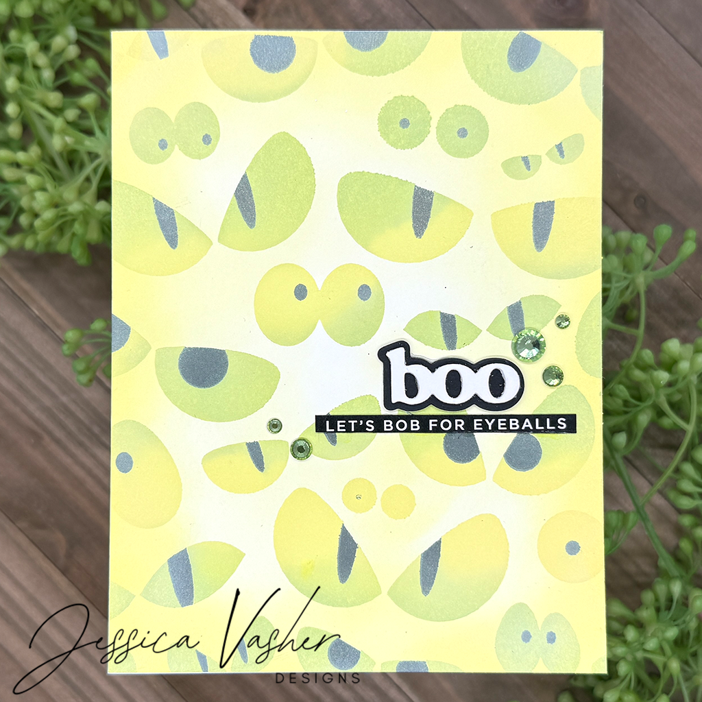 Simon Says Stamp Little Boo Wafer Dies s1073 STAMPtember Halloween Card 