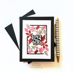Simon Says Stamp Lively Leaf Corner Wafer Dies s1045 STAMPtember Love You Card