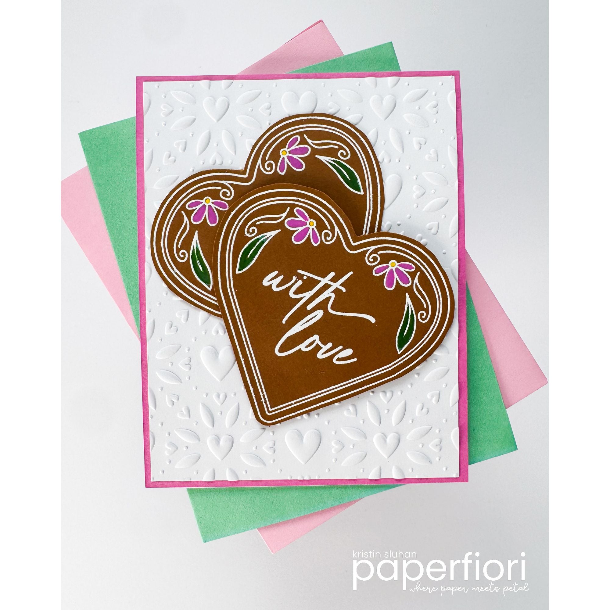 Simon Says Stamps and Dies Locket of Love set1137ll Heart to Heart