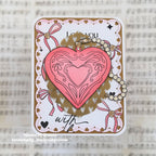 Simon Says Clear Stamps Locket of Love 2359ssc Heart to Heart