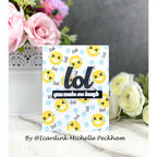 CZ Design Clear Stamps LOL cz396c Happy Camper LOL Card
