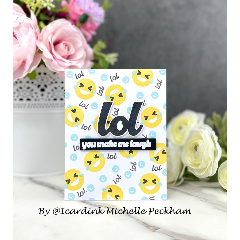 CZ Design Clear Stamps LOL cz396c Happy Camper LOL Card