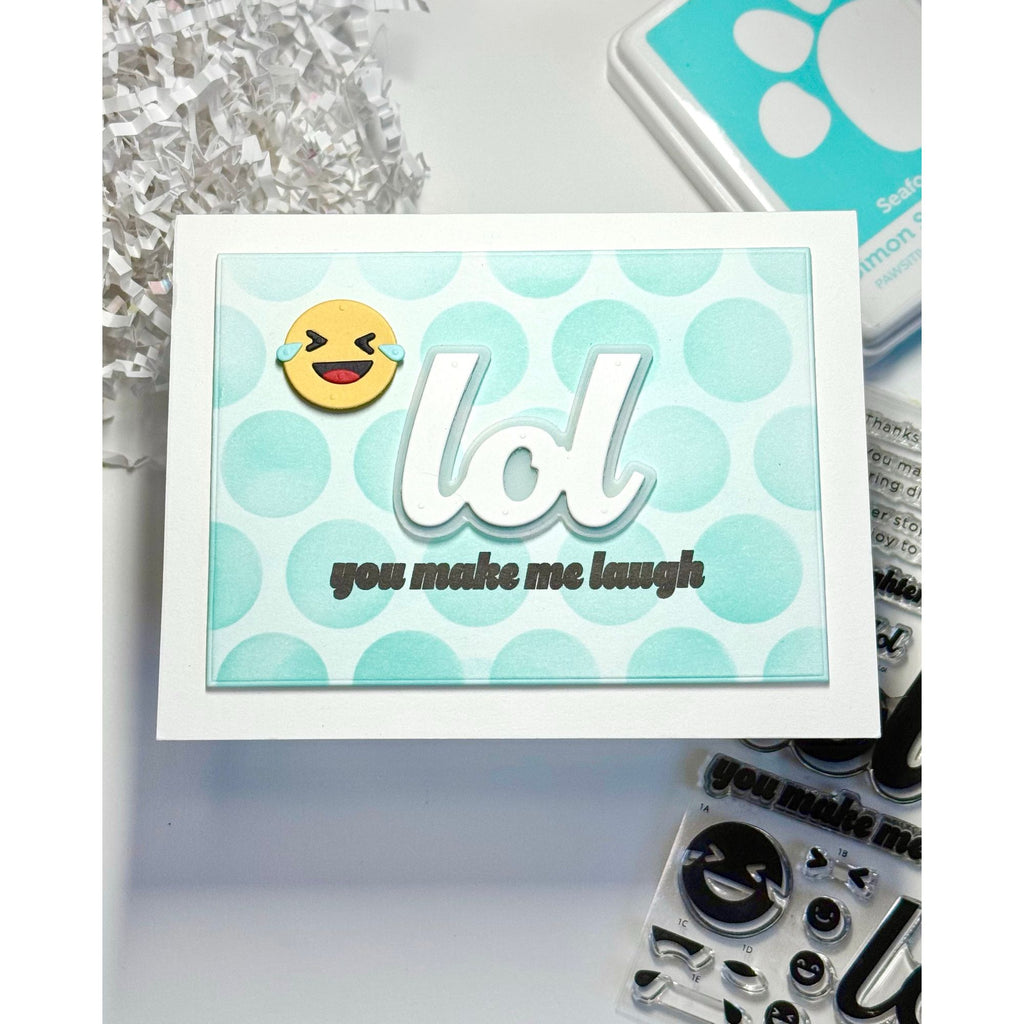 CZ Design Clear Stamps LOL cz396c Happy Camper LOL Card