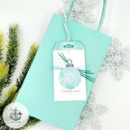 Simon Says Stamp Long Leaf Pine Sprig Wafer Dies s882 Diecember Christmas Tag