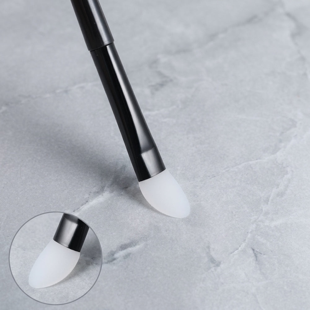 Long Silicone Applicator Brush Flexibility on Display