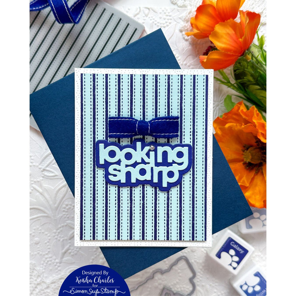  Simon Says Stamp Looking Sharp Wafer Dies sssd112848 Just A Note Looking Sharp Card | color-code:ALT03