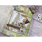 Stamperia Create Happiness Secret Diary Labels Clear Stamps wtk192 bird