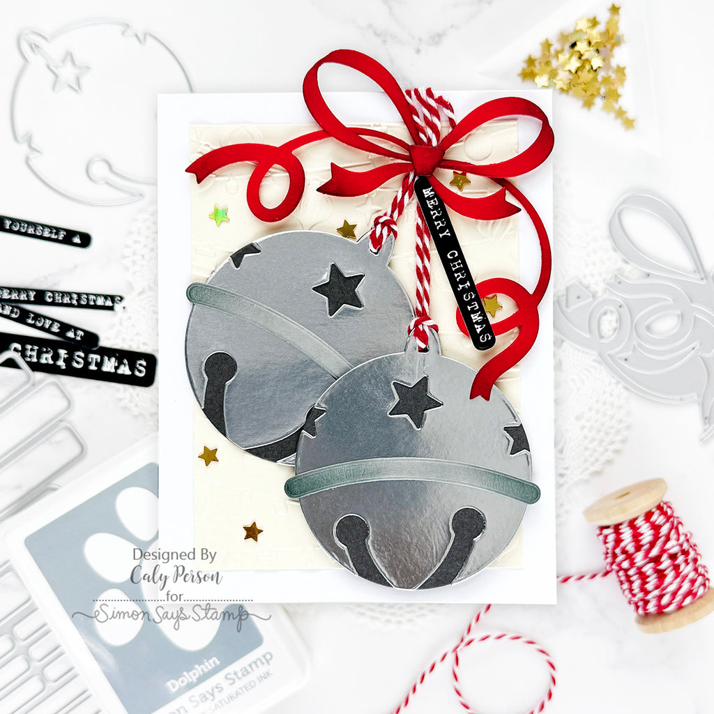 Simon Says Stamp Loopy Bow Wafer Die s1065 Sugar and Spice Holiday Card | color-code:ALT11