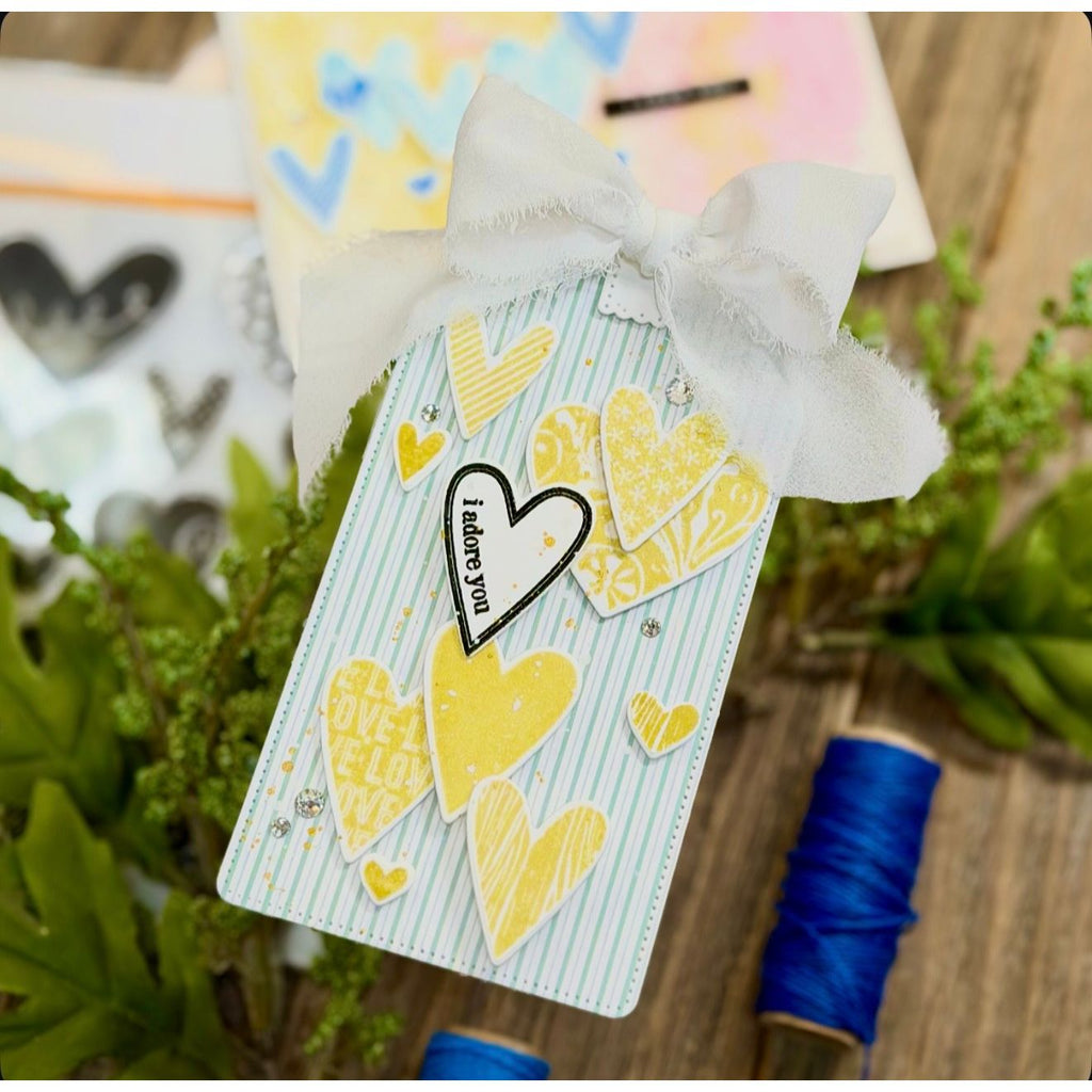 Simon Says Stamp Lots of Hearts Wafer Dies 1548sdc Heart to Heart
