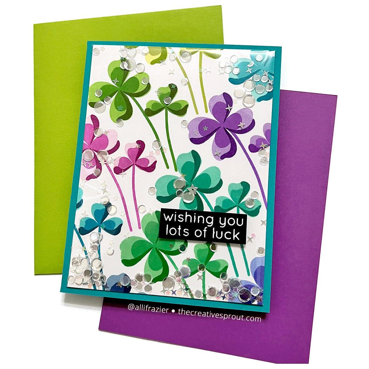 Simon Says Clear Stamps Lots of Luck 2021ssc Splendor Luck Card | color-code:ALT03