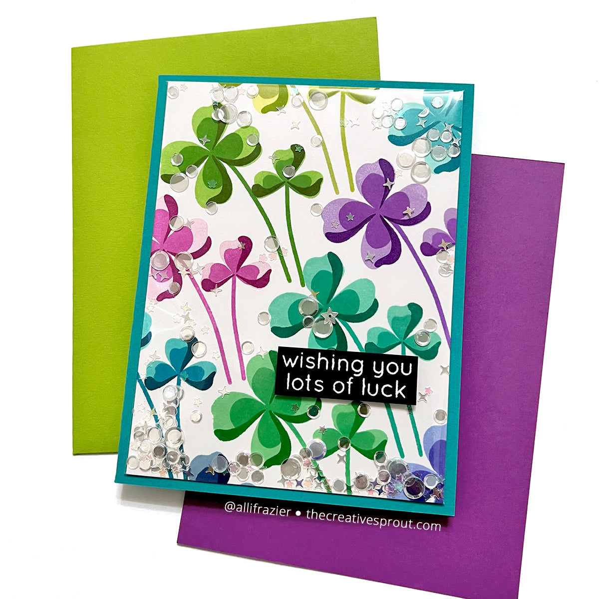 Simon Says Stamps and Dies Lots of Luck set734ll Splendor Luck Card | color-code:ALT02
