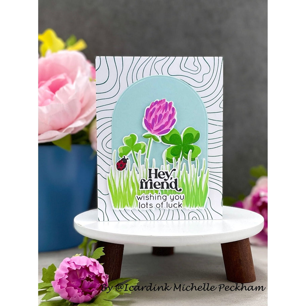 Simon Says Clear Stamps Lots of Luck 2021ssc Splendor Friend Card