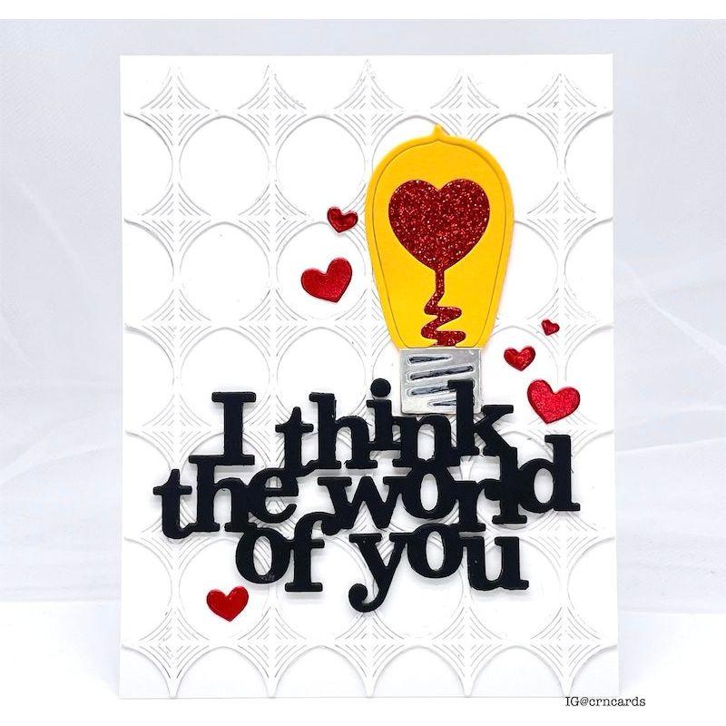 Simon Says Stamp Love Bulb Wafer Dies 1024sd Sweetheart Love Card