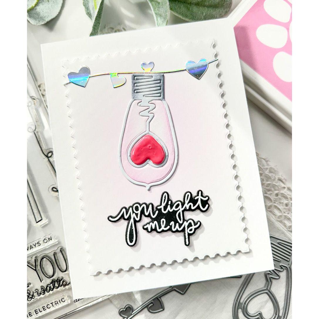 Simon Says Stamp Love Bulb Wafer Dies 1024sd Sweetheart Love Card | color-code:ALT01