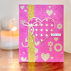 Simon Says Stamp Love Celebration Plate Wafer Die s1118 DieCember Love You Card