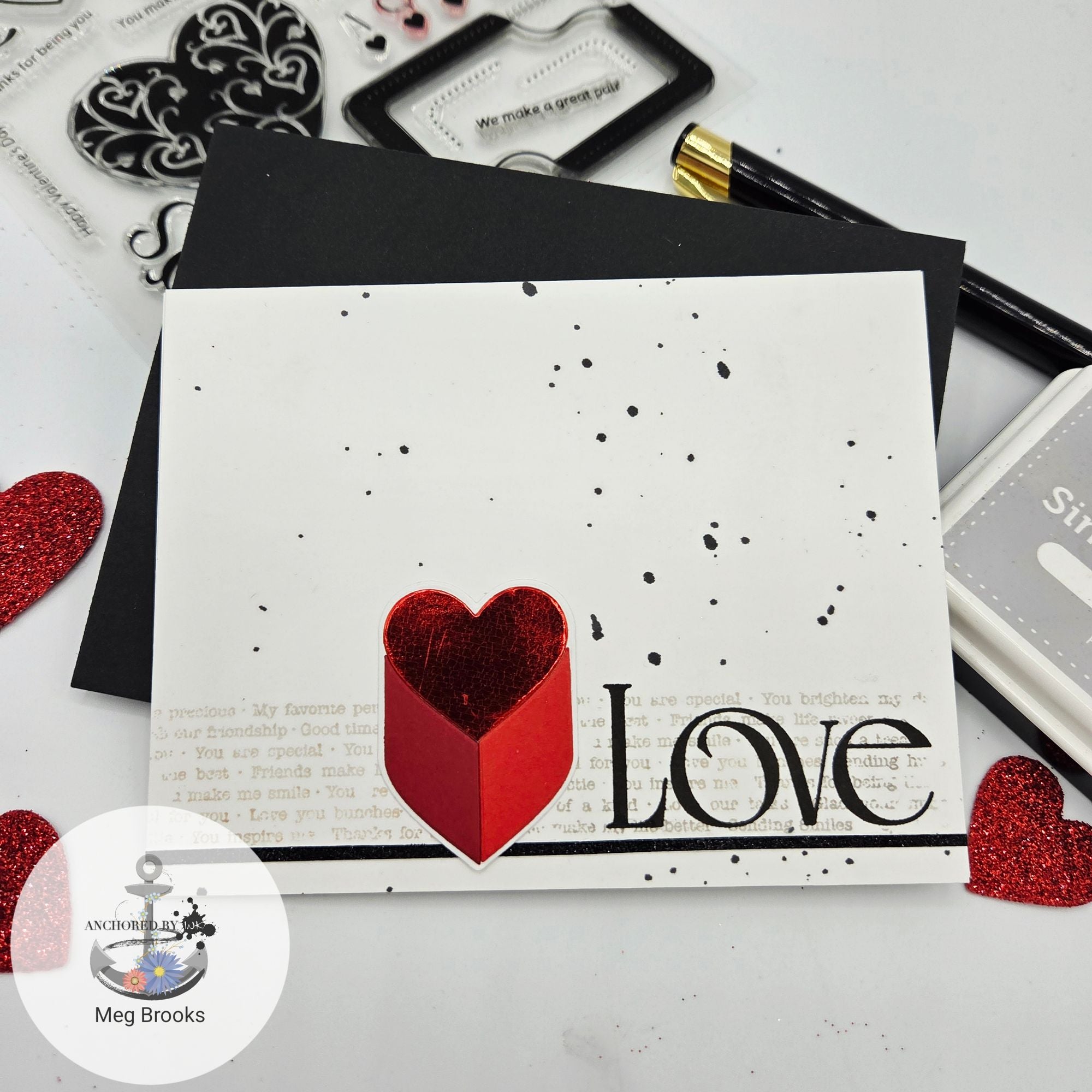 Simon Says Stamp Love City Wafer Dies 1552sdc Heart to Heart