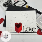 Simon Says Stamp Set of 3 Stencils Love City 1115stc Heart to Heart