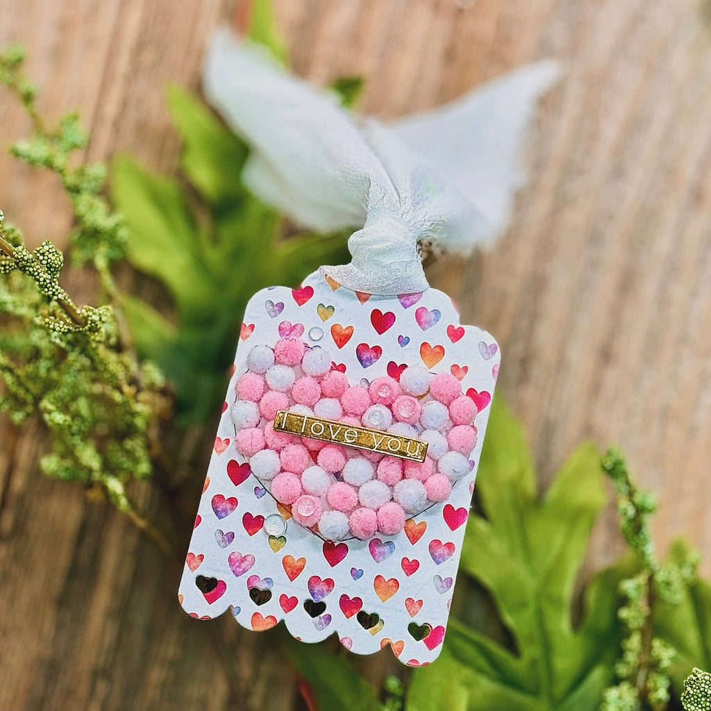 Simon Says Stamp Love Ya Tag Wafer Dies sssd112982 Smitten Love Tag